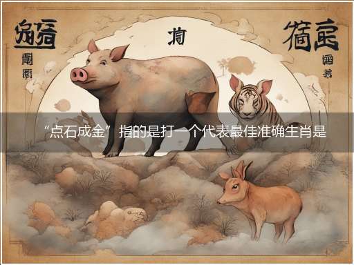 “点石成金”指的是打一个代表最佳准确生肖是什么，独家释义解释成语解析！