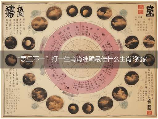 “表里不一”打一生肖肖准确最佳什么生肖?独家释义解释成语解析简析!