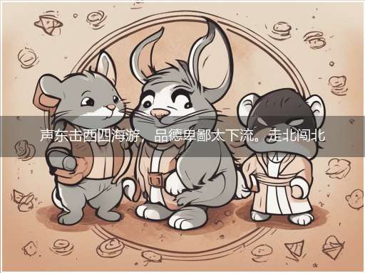 声东击西四海游，品德卑鄙太下流。走北闯北图享受，偷香盗玉何时休隐喻一最佳生肖,独家释义词语解释!