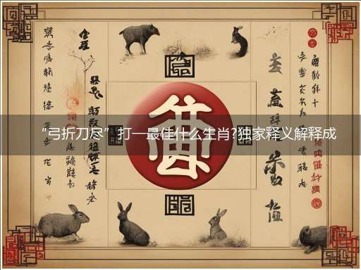“弓折刀尽”打一最佳什么生肖?独家释义解释成语解析