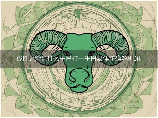 伐性之斧是什么生肖打一生肖最佳正确解析,准确释义词语解释