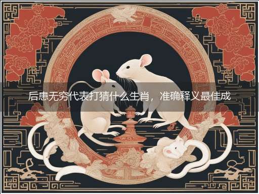 后患无穷代表打猜什么生肖，准确释义最佳成语解释