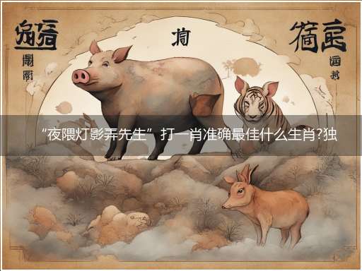 “夜隈灯影弄先生”打一肖准确最佳什么生肖?独家释义解释成语解析