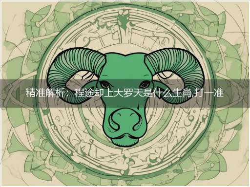精准解析:程途却上大罗天是什么生肖,打一准确最佳精选解释解答