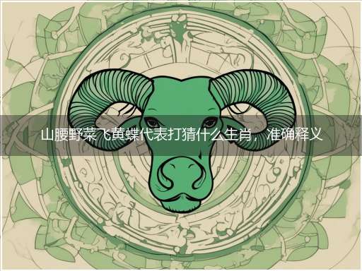 山腰野菜飞黄蝶代表打猜什么生肖，准确释义最佳成语解释