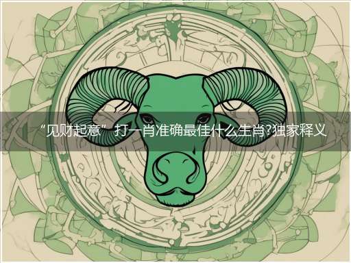 “见财起意”打一肖准确最佳什么生肖?独家释义解释成语解析