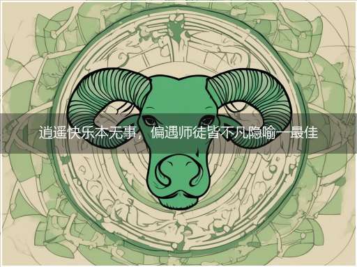 逍遥快乐本无事,偏遇师徒皆不凡隐喻一最佳生肖,独家释义词语解释!