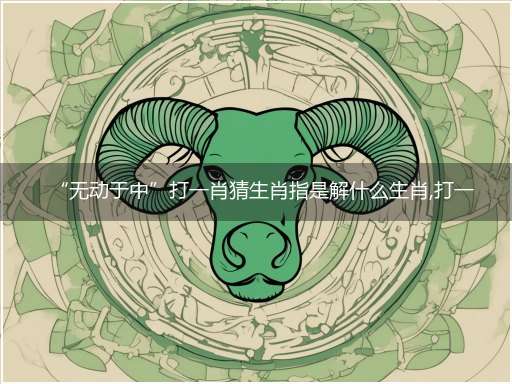 “无动于中”打一肖猜生肖指是解什么生肖,打一最佳生肖成语精选解释