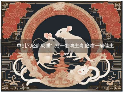 “草引风轻驯虎睡”打一准确生肖,隐喻一最佳生肖,独家释义词语解释!
