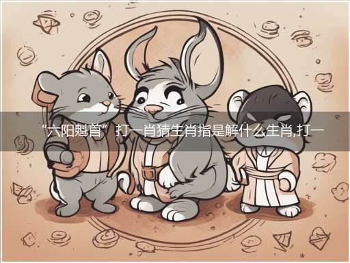 “六阳魁首”打一肖猜生肖指是解什么生肖,打一最佳生肖成语精选解释