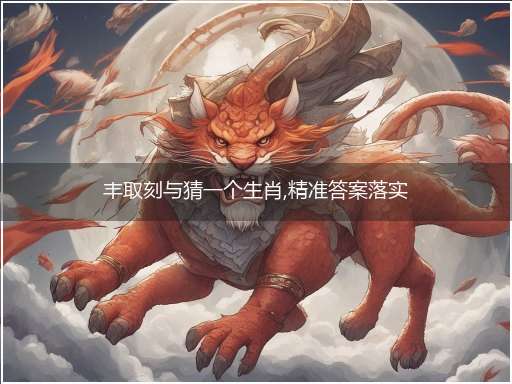 丰取刻与猜一个生肖,精准答案落实