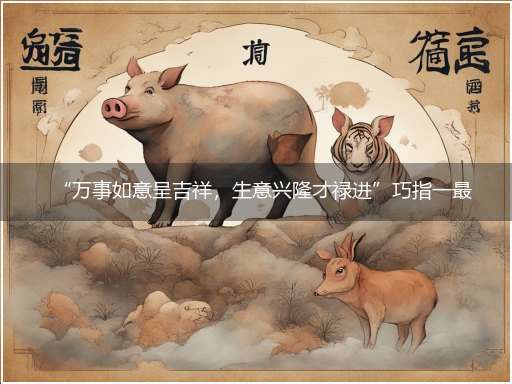 “万事如意呈吉祥,生意兴隆才禄进”巧指一最佳最佳生肖,独家释义词语解释!