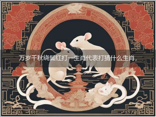 万岁千秋绕鬓红打一生肖代表打猜什么生肖,准确释义最佳成语解释