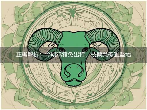 正确解析：今期鸡猪兔出特，枝倾巢覆雏坠地隐喻一最佳生肖,独家释义词语解释!