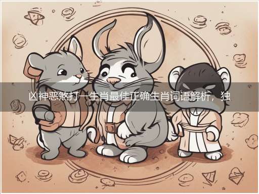 凶神恶煞打一生肖最佳正确生肖词语解析，独家释义解释成语解析