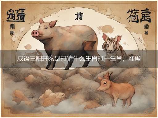 成语三阳开泰是打猜什么生肖打一生肖，准确释义最佳成语解释