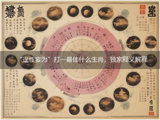 “逞性妄为”打一最佳什么生肖,独家释义解释成语解析