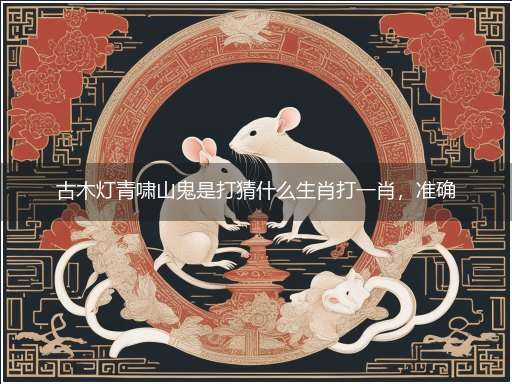 古木灯青啸山鬼是打猜什么生肖打一肖,准确释义最佳成语解释